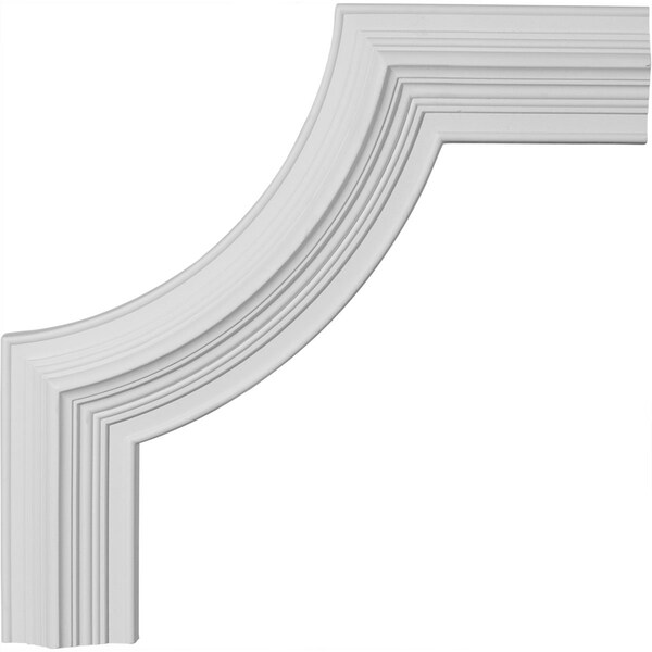 Ekena Millwork Panel Moulding Corner, High Density Urethane, 14-3/8 in H, 14-3/8 in W PML14X14ED - main